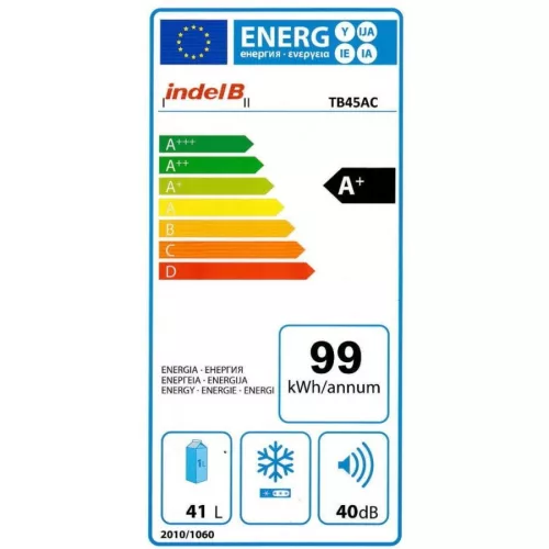 Indel B kompresszoros autós hűtőláda TB45AC, 39 liter, csak 230V