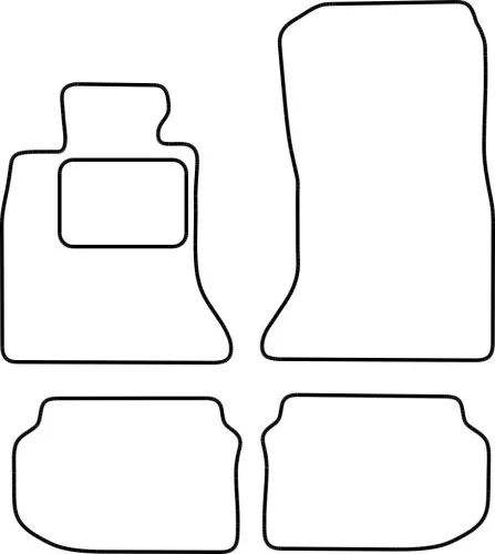 BMW 5 2010-2017 (F10, F11) méretpontos szövet autószőnyeg