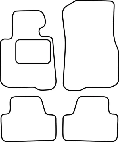 BMW 4 2013- (F33, cabrio) méretpontos szövet autószőnyeg