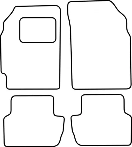 Chevrolet Spark 2010-2014 méretpontos szövet autószőnyeg