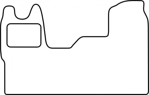 Ford Transit 2006-2014 (VS, első) méretpontos szövet autószőnyeg