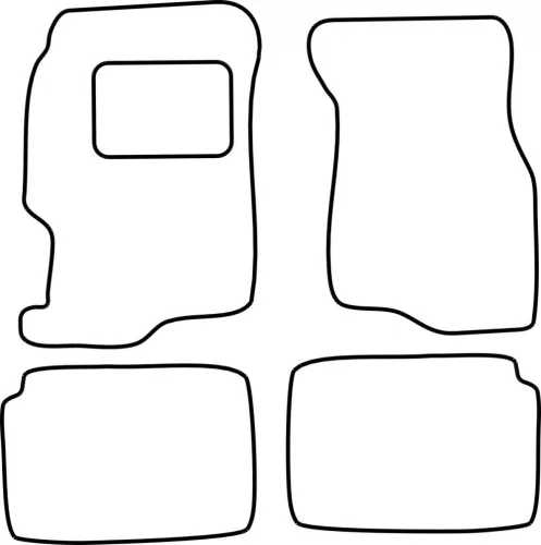 Honda Civic 1998-2001 (5 ajtós) méretpontos szövet autószőnyeg