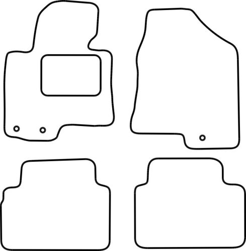 Hyundai ix35 2010- méretpontos szövet autószőnyeg