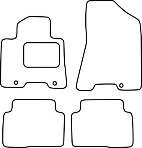 Hyundai Tucson 2015-2020 méretpontos szövet autószőnyeg