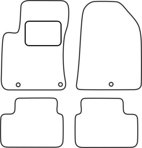 Hyundai i30 2017- méretpontos szövet autószőnyeg