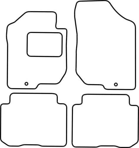 Kia Carens 2006-2013 (5 személyes) méretpontos szövet autószőnyeg