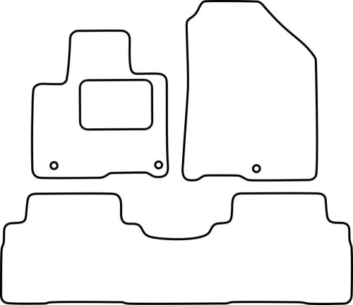 Kia Sorento 2015-2020 méretpontos szövet autószőnyeg