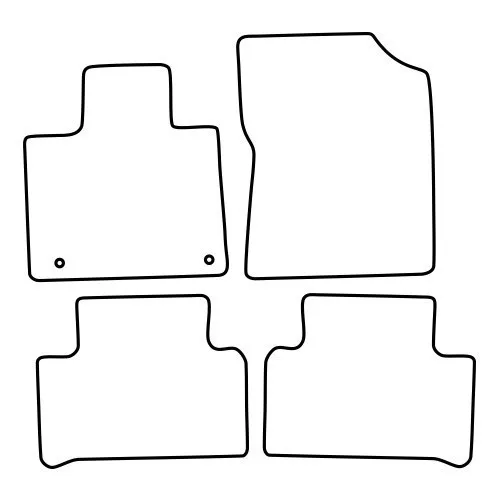 Kia Sorento 2021- méretpontos szövet autószőnyeg