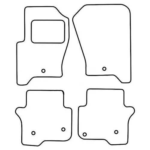 Land Rover Discovery 2009-2017 méretpontos szövet autószőnyeg