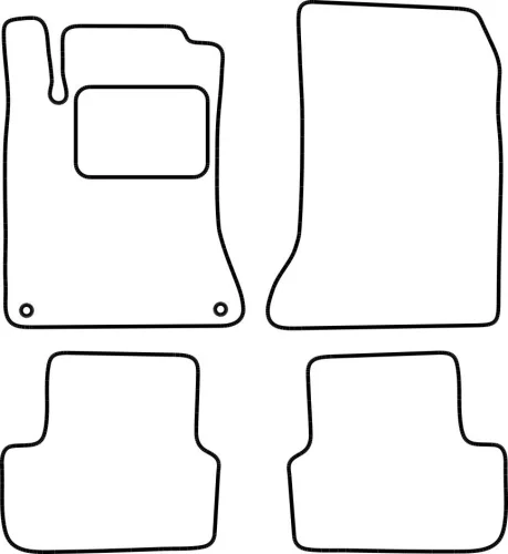 Mercedes A-Class W176 2012- méretpontos szövet autószőnyeg