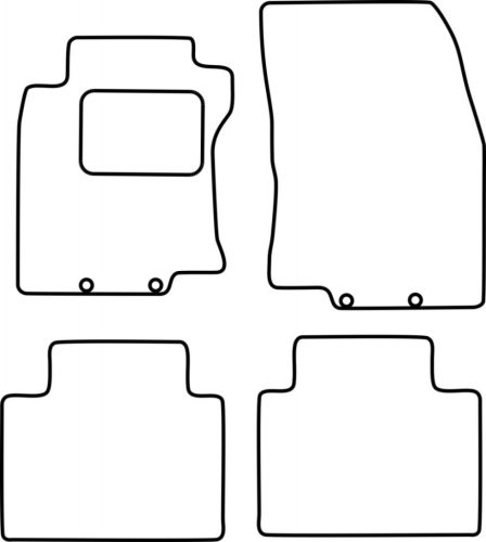 Nissan X-Trail 2014-2022 méretpontos szövet autószőnyeg