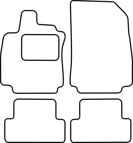 Renault Clio 2005-2012 méretpontos szövet autószőnyeg