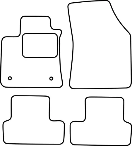 Renault Megane 2016- méretpontos szövet autószőnyeg