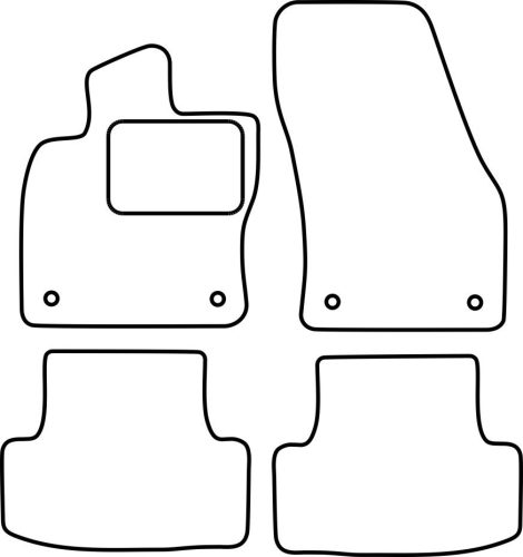 Skoda Karoq 2017- méretpontos szövet autószőnyeg