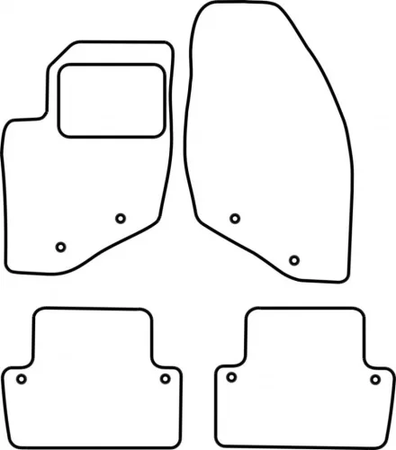 Volvo XC70 2001-2007 méretpontos szövet autószőnyeg