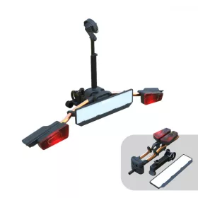   Kerékpárszállító - TMK Fly 01 kerékpártartó vonóhorogra - 1db kerékpár (narancs)