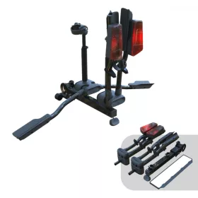   Kerékpárszállító - TMK Fly 02 kerékpártartó vonóhorogra - 1db kerékpár (fekete)