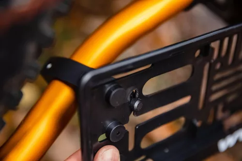 Kerékpárszállító - TMK Fly 02 kerékpártartó vonóhorogra - 1db kerékpár (narancs)