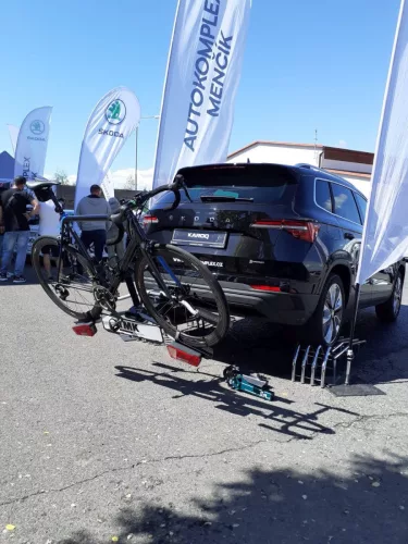 Kerékpárszállító - TMK Light and Easy 2 kerékpártartó vonóhorogra - 2db kerékpár