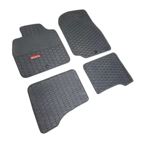 Gumové autokoberce Toyota Landcruiser J100 2002-2007 (šedé, šedá lemovka)