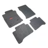 Gumové autokoberce Toyota Landcruiser J120 2002-2009 (šedé, šedá lemovka)