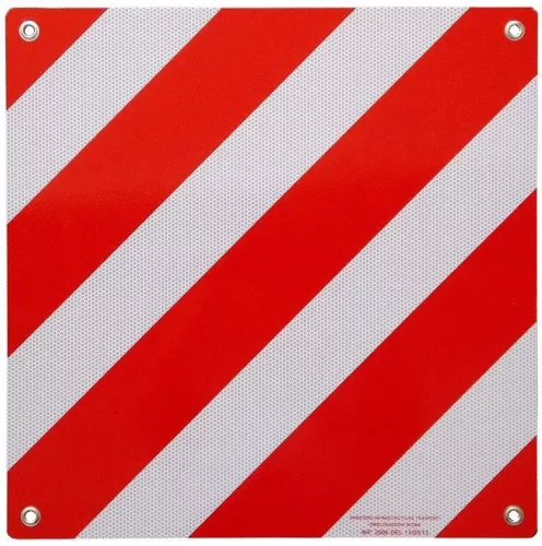 Figyelmeztető tábla 50 x 50 cm Olaszország számára (fém)
