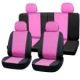 UL-AG23001P Univerzális üléshuzat szett - rózsaszín-fekete