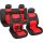 UL-AG28505BKR Univerzális üléshuzat szett - piros -fekete