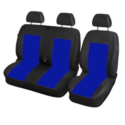 Furgon üléshuzat, 1+2 fekete-kék színű