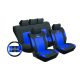 Univerzális üléshuzat szett - TY1651BKB kék -fekete