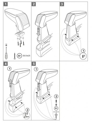 Könyöktámasz Hyundai i10 2008-2014