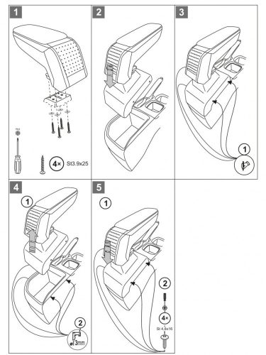 Könyöktámasz Suzuki SX4 S-Cross 2013-2021