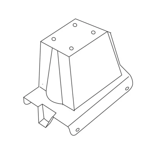 Könyöktámasz Fiat 500 2016- (csak adapter)