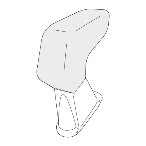 Könyöktámasz Fiat 500 2005-2015 (csak adapter)