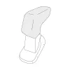 Könyöktámasz Citroen C3 Aircross 2018-2021 (csak adapter)