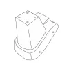 Könyöktámasz Toyota Yaris 2014-2020 (csak adapter)