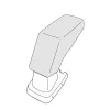 Könyöktámasz Renault Clio 2020- (csak adapter)