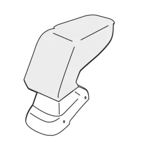 Könyöktámasz Opel Corsa D 2006-2014 (csak adapter)