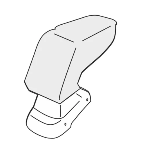 Könyöktámasz Opel Corsa D 2006-2014 (csak adapter)