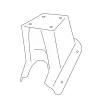 Könyöktámasz Citroen C3 Picasso 2009-2017 (csak adapter)