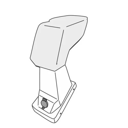 Könyöktámasz Renault Captur 2017-2019 (12V aljzat, adapter)