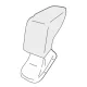 Könyöktámasz Peugeot 208 2012-2019 (csak adapter)