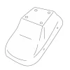 Könyöktámasz Peugeot 208 2012-2019 (csak adapter)