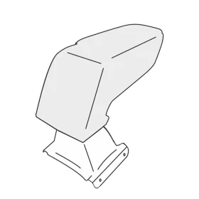 Könyöktámasz Škoda Yeti 2009-2017 (csak adapter)