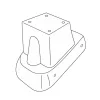Könyöktámasz Fiat Grande Punto 2005-2010 (csak adapter)