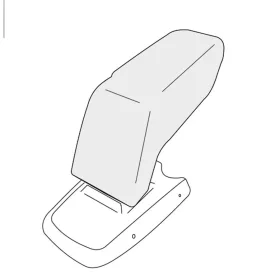 Könyöktámasz Nissan Juke 2020- (csak adapter)