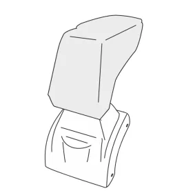 Könyöktámasz VW Golf V. 2003-2010 (csak adapter)