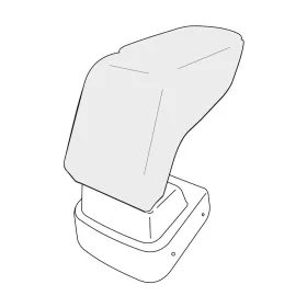 Könyöktámasz Hyundai i20 2021- (csak adapter)