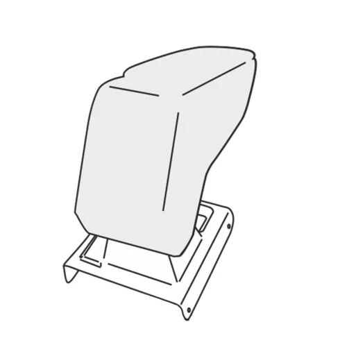 Könyöktámasz VW Golf VI. 2008-2012 (csak adapter)