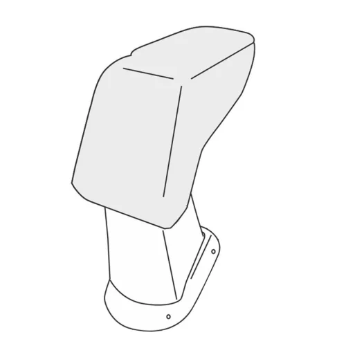 Könyöktámasz Renault Clio 2005-2012 (csak adapter)